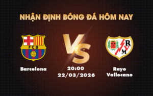 barcelona rayo vallecano 22 03 la liga